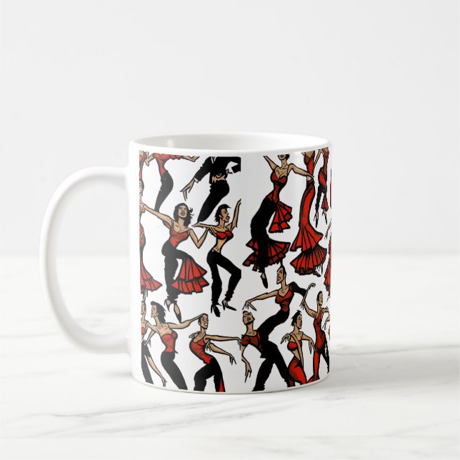 Flamenco Klassische Tasse (Links)