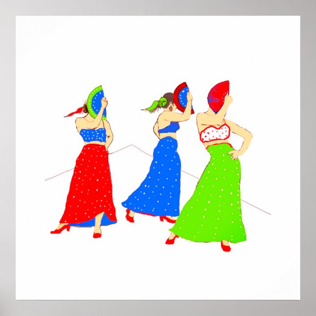 Flamenco Poster (Vorne)