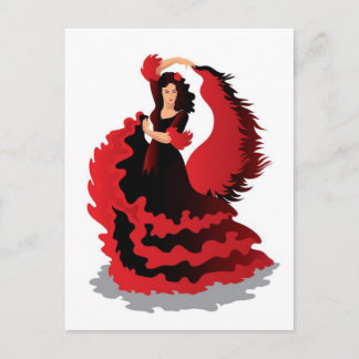 Flamenco Postkarte
