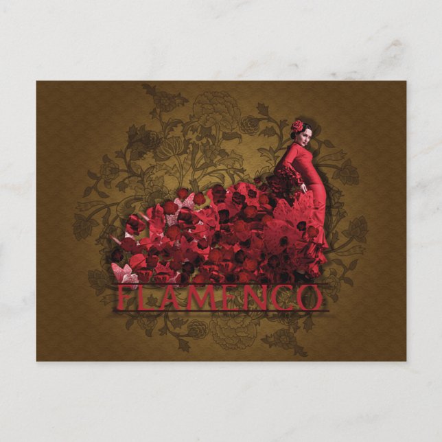 Flamenco - Postkarte (Vorderseite)