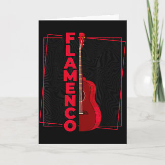 Flamenco _ Spanischer Tanzgitarre _ Spanien Flamen Karte