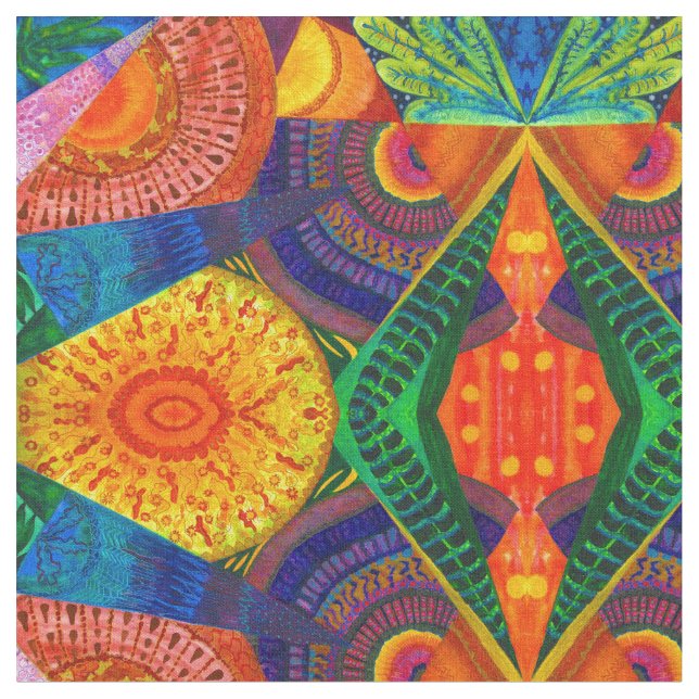 Flamenco Stoff (Nahaufnahme)