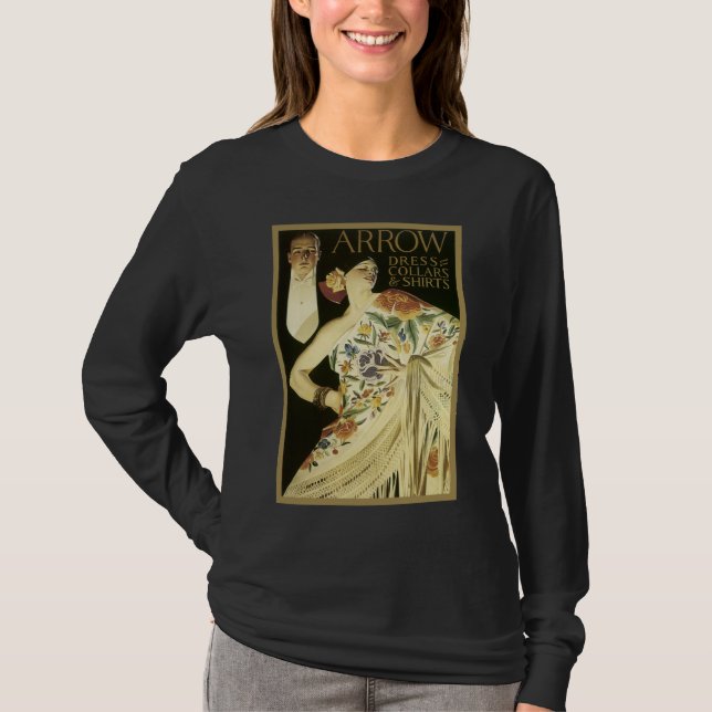 Flamenco-Tanz Girl Advertising T-Shirt (Vorderseite)