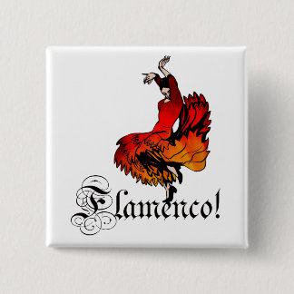 Flamenco-Tänzer Button
