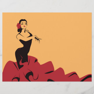 Flamenco-Tänzer in einer spektakulären Pose Flyer