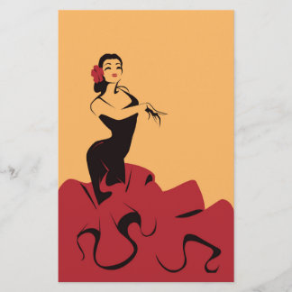 Flamenco-Tänzer in einer spektakulären Pose Flyer