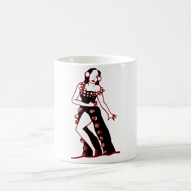Flamenco-Tänzer Kaffeetasse (Mittel)