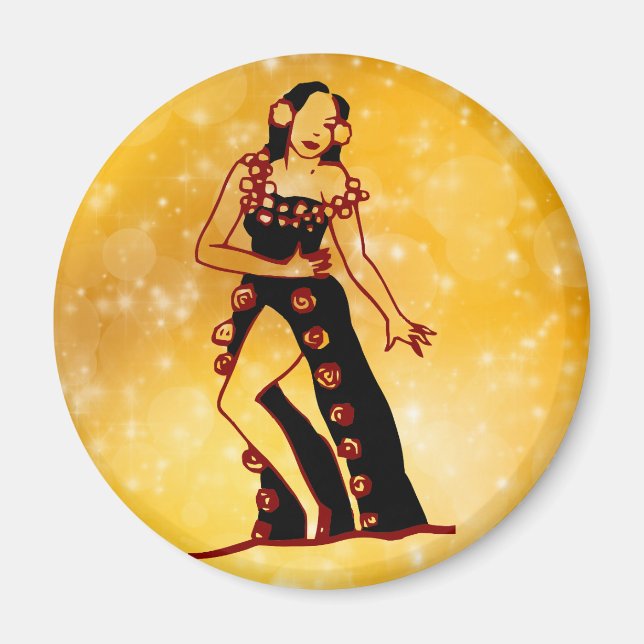 Flamenco-Tänzer Magnet (Vorne)