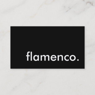 Flamenco. Visitenkarte