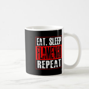 Flamengo Fußball - T-Shirt Eat Sleep Flamengo Repe Kaffeetasse