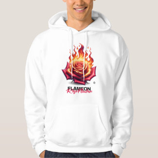 FLAMEON®Kühnes Flammengrafik-Hoodie Urban Streetwe Hoodie