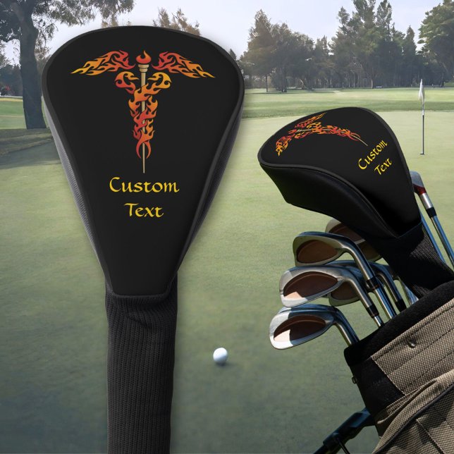 Flames Caduceus Golf Headcover (Von Creator hochgeladen)