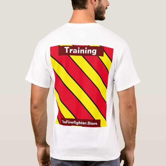 Flames d'entraînement T-shirt rouge/jaune (Dos)