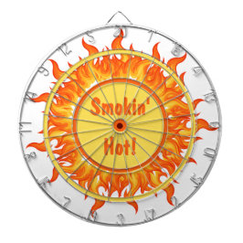 Flames of Fire Personalized Dartscheibe