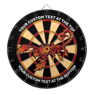 Flames Scorpion Dartboard mit benutzerdefiniertem Dartscheibe
