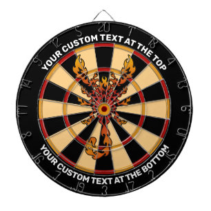 Flames Scorpion Dartboard mit benutzerdefiniertem Dartscheibe