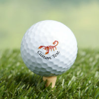 Flames Scorpion Golf Balls