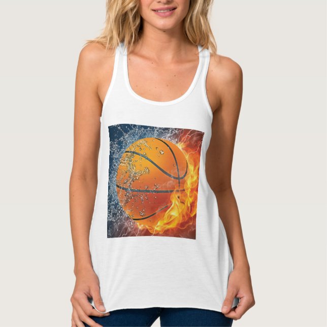Flamigbasketball Tank Top (Vorderseite)