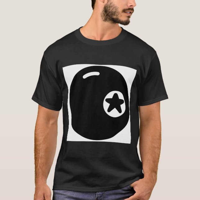 Flamin 8 Ball Tattoo T-Shirt (Vorderseite)