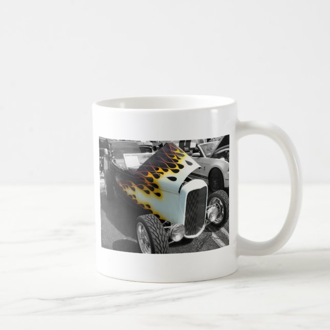 Flamin-Frisierte Auto Kaffeetasse (Rechts)