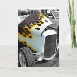 Flamin-Frisierte Auto Karte