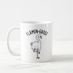 Flamin-ghost Funny Flamingo Ghost Pun Kaffeetasse