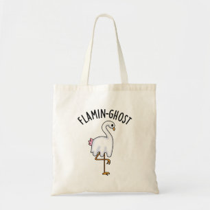 Flamin-ghost Funny Flamingo Ghost Pun Tragetasche