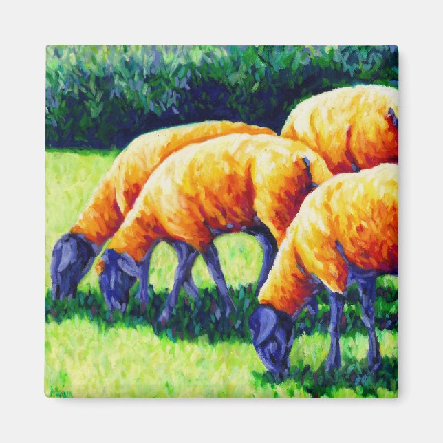 Flamin' Sheep - Sheep Magnet (Vorne)