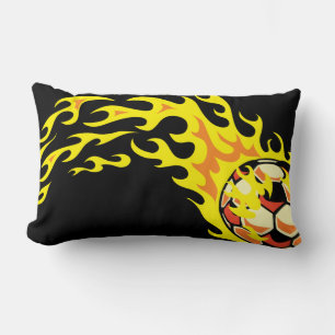 Flamin’ Soccer Ball Lendenkissen