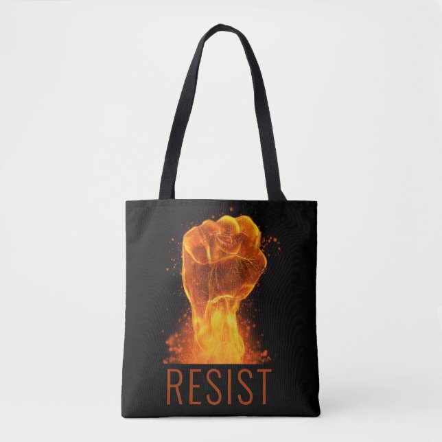 Flaming Fist Residence individuell einstellbar Tasche (Vorderseite)