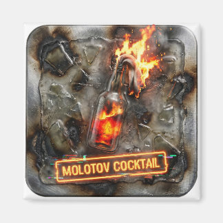 Flaming Inferno Shot Magnet