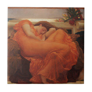 Flaming June Frederic Leighton Kunstdruck Fliese