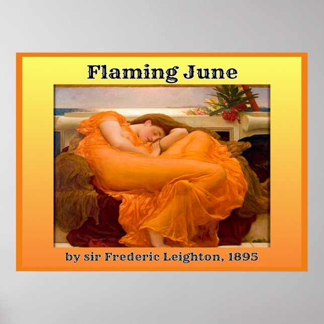 Flaming June Poster (Vorne)