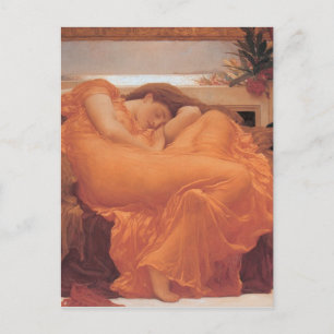 Flaming June von Frederick Leighton Postkarte