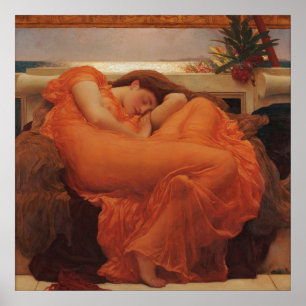 Flaming June von Lord Frederic Leighton Poster