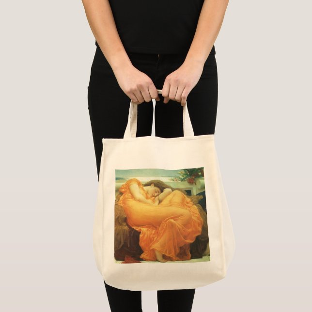 Flaming June von Lord Frederic Leighton Tragetasche (Vorderseite (Produkt))