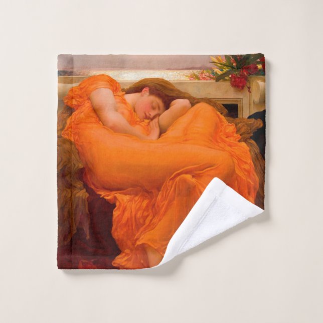 Flaming June von Lord Frederic Leighton Waschlappen (Waschlappen)