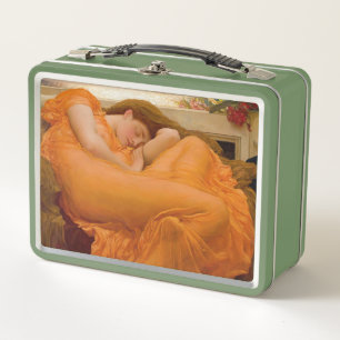 Flaming June von Sir Frederic Leighton Metall Brotdose