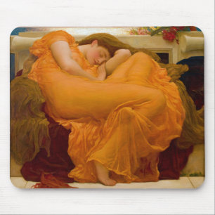Flaming June von Sir Frederic Leighton Mousepad