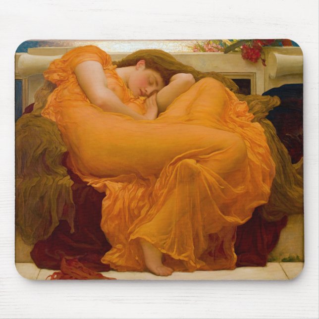 Flaming June von Sir Frederic Leighton Mousepad (Vorne)