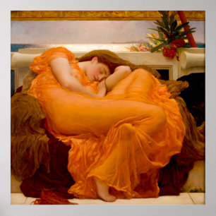 Flaming June von Sir Frederic Leighton Poster