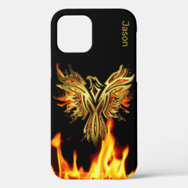 Flaming Phoenix auf Black Case Mate