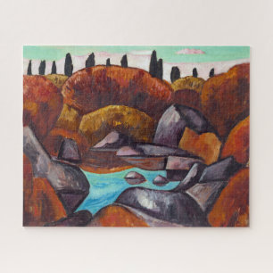 Flaming Pool—Dogtown   Marsden Hartley  