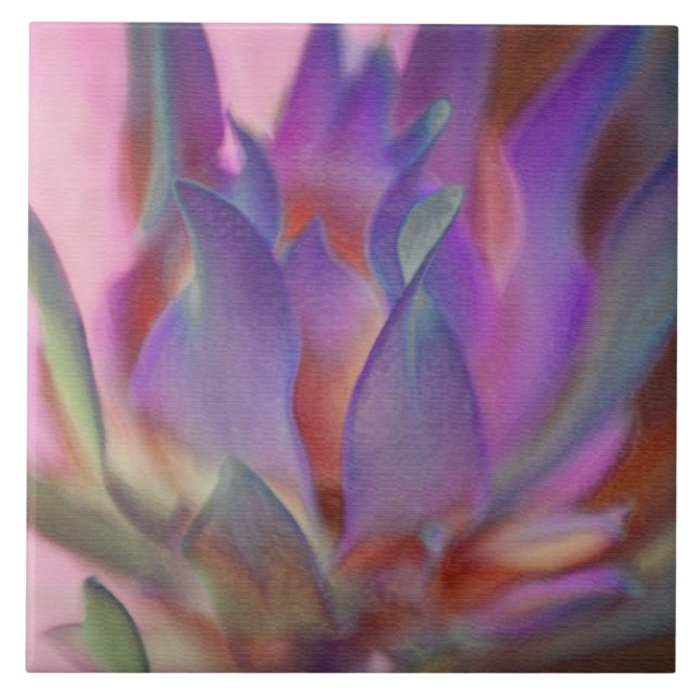 Flaming Protea Fliese (Vorderseite)