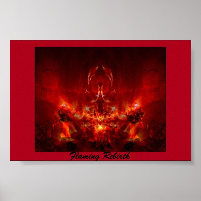 Flaming Rebirth Poster (Vorne)
