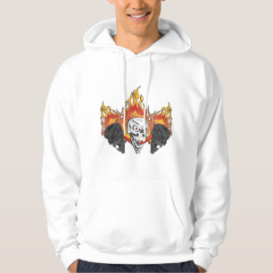 Flaming Skulls Hoodie