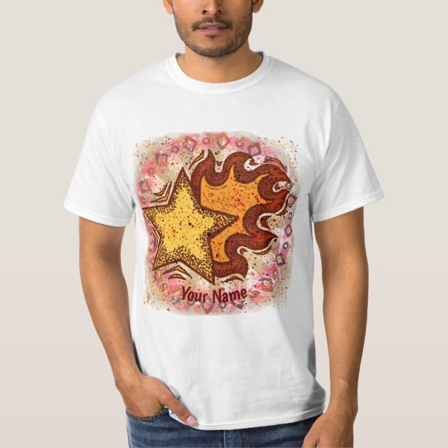 Flaming-Star-T - Shirt (Vorderseite)