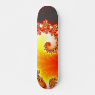 Flaming Tentacle - Fraktal Kunst Skateboard