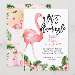 Flamingle 30e anniversaire Invitation