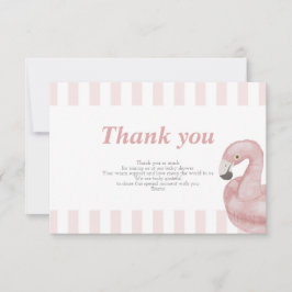 Flamingle Dankeschön-Karte gelassen Dankeskarte